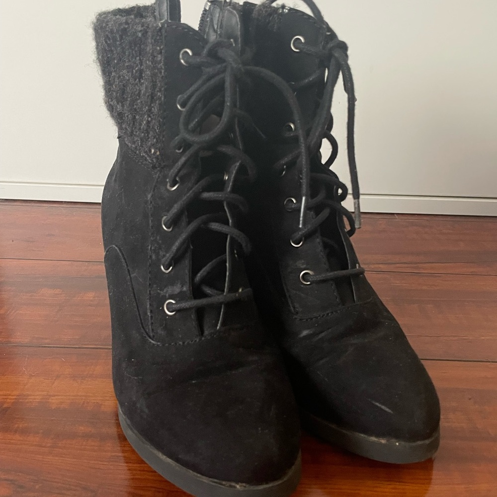 Black booties